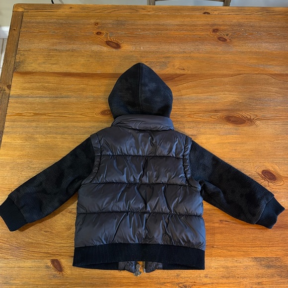 Appaman Boys 3T Black Puffer Coat With Removable Sleeves - Picture 5 of 6